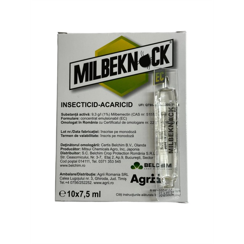 Insecticid - acaricid Milbeknock - 7,5 ml