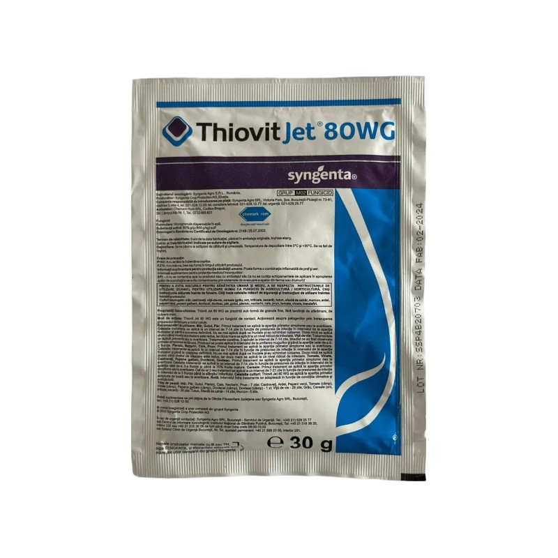 Fungicid Thiovit Jet 80 WG - 30 g