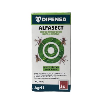 Insecticid Alfasect insecte zburatoare - 100 ml