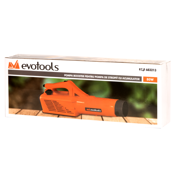 Pompa booster 80W pentru Pompa de Stropit cu Acumulator Evotools.