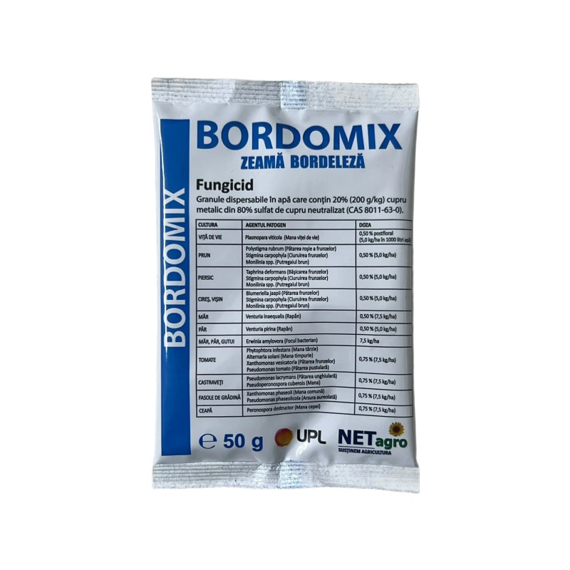 Fungicid Zeama bordeleza Bordomix - 50 g
