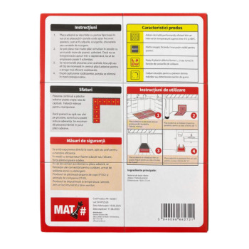 Capcana cu lipici pentru soareci si sobolani tip carte MAT