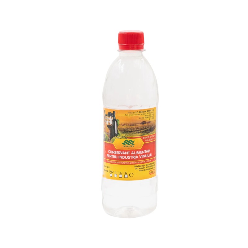Conservant alimentar pentru vin 6% SO2 - 500 ml