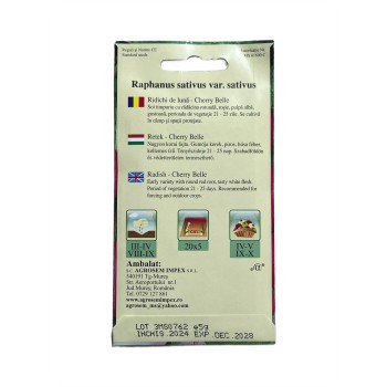 Seminte ridichi de luna Cherry Belle - 5 grame