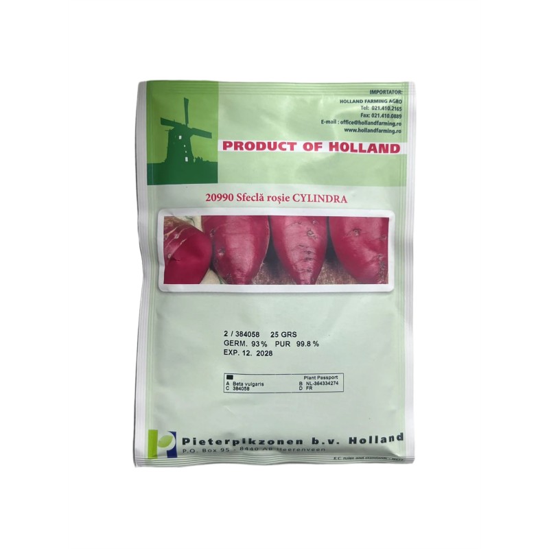Seminte sfecla rosie Cylindra - 25 grame