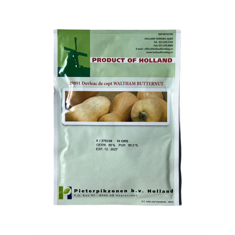 Seminte dovleac de copt Waltham Butternut - 10 grame