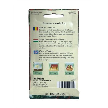 Seminte morcov Flakke - 25 grame