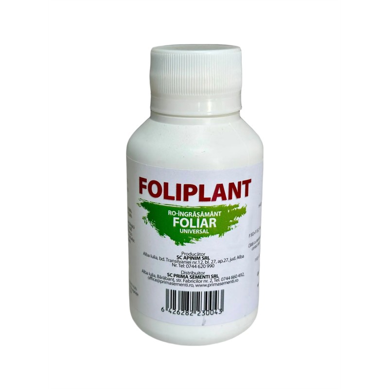 Ingrasamant foliar Foliplant - 100 ml