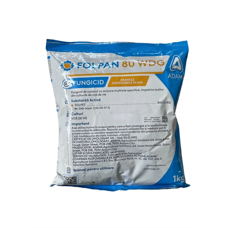 Fungicid FOLPAN 80 WDG - 1 kg