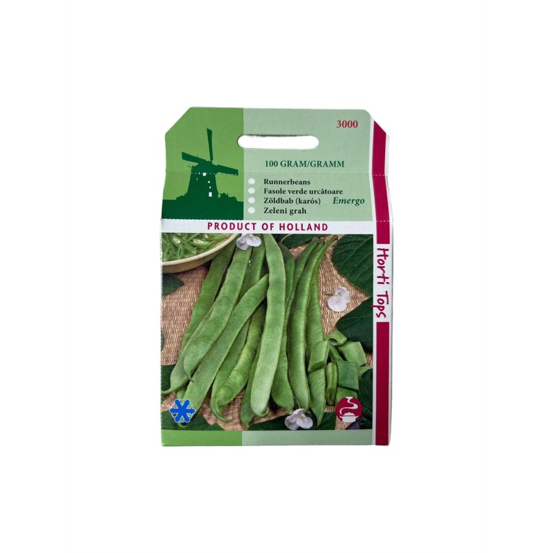Seminte fasole urcatoare Emergo - 100 grame