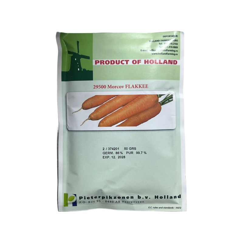 Seminte morcov Flakke - 50 grame