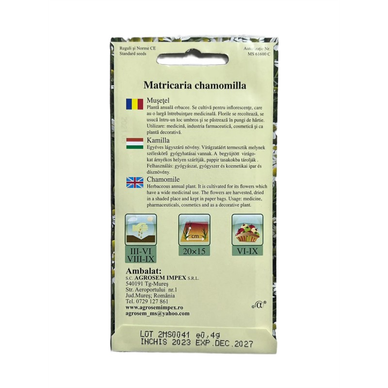 Seminte Musetel Agrosem - 0.4 grame