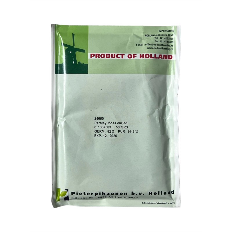 Seminte patrunjel frunza cret Moss Curled - 50 grame