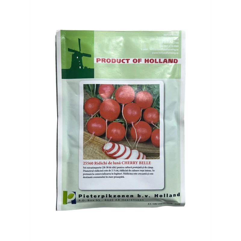 Seminte ridichi de luna Cherry Belle - 50 grame