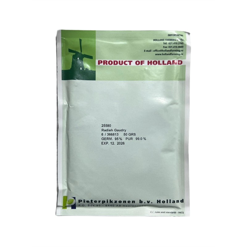 Seminte ridichi de luna Gaudry - 50 grame