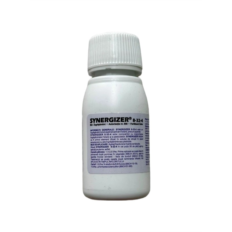 Ingrasamant foliar Synergizer NPK 8-32-4 - 50 ml
