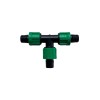 Teu conector banda picurare - 17 mm