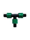 Teu conector banda picurare - 17 mm