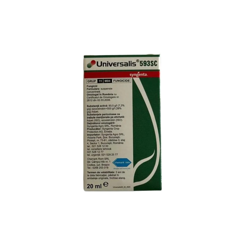 Fungicid Universalis 593 SC - 20 ml