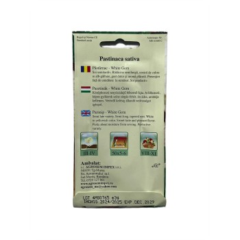 Seminte pastarnac White Gem - 3 grame